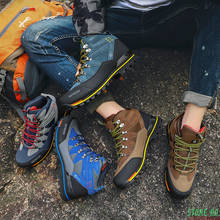 Botas de goma para hombre, zapatos de seguridad hasta el tobillo, para trabajo, otoño e invierno, zapatillas de exterior, nueva marca, talla 39-46 2024 - compra barato