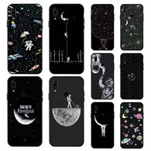 Space Moon astronaut Phone Case For Xiaomi Redmi note 8 9 pro 7 8T 9A 9S K20 2024 - buy cheap