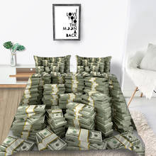 Money Dollar Coin Bedding Set Luxury Adult Kids High End 3D Duvet Cover King Queen Twin Full Single Double Unique Design Bed Set 2024 - buy cheap