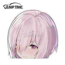 Salto tempo destino grande pedido mash kyrielight (shielder) 14 7.7 grande cabeça anime peeker vinil decalque waifu kawaii menina carro adesivos 2024 - compre barato