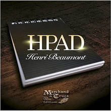 HPad By Henri Beaumont (DVD With Gimmick ) Magic Trick A7 Notebook Magic Props Close Up Street Stage Magic Mentalism 2024 - buy cheap