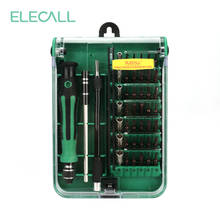 Elecall-conjunto de chave de fenda universal, 45 em 1, kit de ferramentas para reparo, para iphone, laptop, tablet 2024 - compre barato