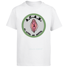 Красивая Мужская футболка Acab, футболка с круглым вырезом и графическим рисунком для мужчин, футболки, мужская одежда 2024 - купить недорого