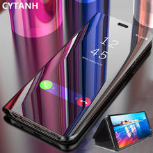 Чехол с откидной крышкой 360 градусов для Huawei P30 Pro P20 Lite Honor 10, зеркальный полноразмерный чехол для телефона, чехлы для Huawei Mate 20 Lite Nova 3 3i 4, оболочка 2024 - купить недорого