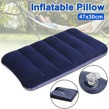2021 Soft Backrest Pillow PVC Inflatable Body Rest Pillow Cushion Air Travel Office Home Back Relaxing Tool Recliner Cushion Pad 2024 - buy cheap