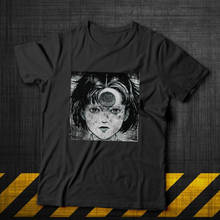 Uzumaki Eyeball Shirt Manga Horror Anime Junji Ito Creepy Cute 100% Cotton Summer Men Summer Tops Tees Funny Print T Shirts 2024 - buy cheap