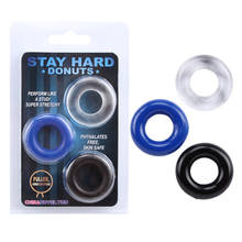 3pcs/set Stay Hard Cock Ring Sex Toys for Adult Men Sex Delay Premature Ejaculation Lock Fine Ring Delay Ring Durable Penis Ring 2024 - buy cheap
