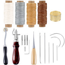 LMDZ Professional Leather Sewing Cobbler Tools Kit Awl for Repair Hand Sewing Stitching NeedleWork Leathercraft Accessories 2024 - buy cheap