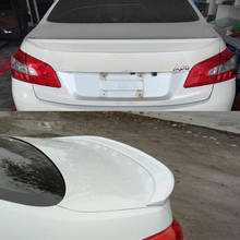 For Accessories New Spoiler Peugeot 408 Car Trunk Tail Fin Spoiler 408 ABS Plastic Primer Color Rear Wing 2014-2019 Rear Lip 2024 - buy cheap