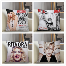 Musife personalizado rita ora fronha decoração de casa 45*45cm zíper quadrado fronha lance travesseiro capa transporte da gota 2024 - compre barato