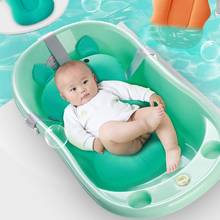 Almohada de baño para bebé, alfombrilla de baño suave antideslizante para bebé, cómoda almohadilla de baño flotante para recién nacido, niño pequeño 2024 - compra barato