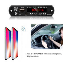 Adaptador de reproductor Mp3 AUX/tarjeta TF/u-disk de 3. 5mm, receptor de Audio Bluetooth, adaptador de Radio FM de coche 5V-12V para la mayoría de los coches para BMW VW 2024 - compra barato