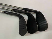 Клюшки для гольфа VICKY G SM8, клиновидные, черные, SM8, фрезерованные клинья, 48 50 52 54 56 58 60 62 градусов, стальной вал с крышкой головки 2024 - купить недорого