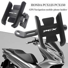 Suporte de celular para motocicleta, cnc, para honda pcx150, pcx125, pcx 125, pcx 150 2024 - compre barato