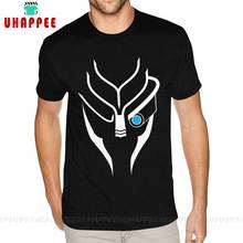 Camisetas de manga corta con cuello redondo de prealgodón con efecto de masa Garrus vakvaro, camisetas de caballero hermoso 2024 - compra barato