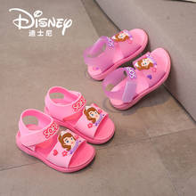 Sandalias de dibujos animados de Disney para niños y niñas, zapatos de playa de princesa Sophia, de verano, para el hogar 2024 - compra barato