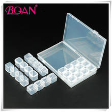 BQAN-caja de almacenamiento de 28 rejillas para decoración de uñas, organizador de joyería, contenedor, herramienta, purpurina para uñas 2024 - compra barato
