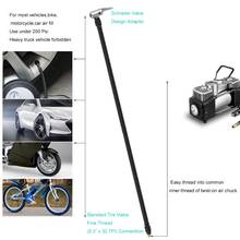 Mandril de aire de bloqueo con adaptador de Inflador de manguera de aire para bicicleta, motocicleta, neumático de coche C63B 2024 - compra barato