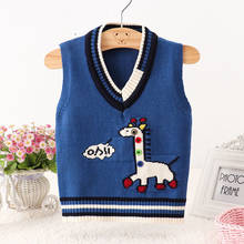 Baby Boy Sweater Vest Children's Sweater Vest Girl Knitted Vest Toddler Baby Sweater Vest 0-5T 2024 - buy cheap