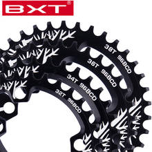 Bicycle Crank 96BCD Round Shape 32T/34T/36T/38T MTB Chainring Bicycle Chainwheel Bike Circle Crankset Single Plate 2024 - buy cheap