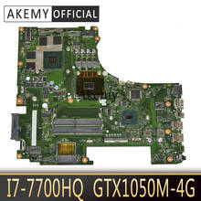 Akemy ROG GL753VD Laptop motherboard for ASUS GL753VD GL753E GL753V GL753 Test original mainboard I7-7700HQ GTX1050M-4G 2024 - buy cheap