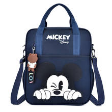 Disney handbag pendant primary school student school bag handbag Tuition package remedial class book handbag shoulder female bag 2024 - buy cheap