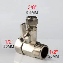 1/2'' To 3/8'' Zinc Alloy Water Tap RO Feed Ball Valve Faucet Water Filter Reverse Osmosis System for Water Purifier Tap Faucet 2024 - buy cheap