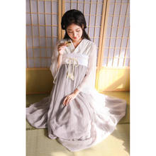 Trajes de Baile Folclórico chino Retro, vestido Hanfu femenino de manga larga, ropa tradicional Oriental japonesa antigua, traje Tang 2024 - compra barato