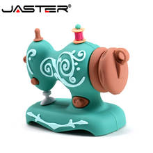 JASTER 2019 new USB 2.0 cartoon sewing machine model usb flash drive 4GB 8GB 16GB 32GB 64GB 128GB pendrive U disk Christmas gift 2024 - buy cheap