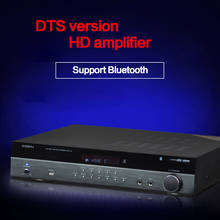 KYYSLB 4-8 Ом 80 Вт 220 В HD Bluetooth 5,1 HDMI усилитель мощности домашний DTS декодирование HIFI караоке реверберация двойной микрофон усилитель 2024 - купить недорого