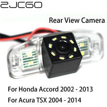 Zjcgo-câmera de estacionamento com visão noturna, para automóveis honda accord 7, 8, mk7, mk8, 2002 a 2013, sistema de estacionamento com visão traseira e hd ccd 2024 - compre barato