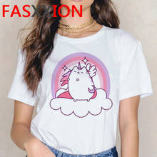 Kawaii Pusheen Cat T Shirt Women Summer Top Funny Cat Graphic Tees Harajuku Plus Size Cartoon T-shirt Unisex Clothing Female 2024 - buy cheap