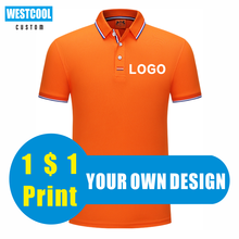 6 Colors Polo Shirt Custom Logo Short Sleeve Embroidery Business Casual Personalized Design Tops Custom Brand Picture WESTCOOL 2024 - buy cheap