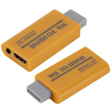 SOONHUA HDMI конвертер аудио адаптеры-конвертеры HDTV видео адаптер конвертер 3,5 мм для Wii к HDMI 2024 - купить недорого