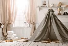 7x5FT  Boho White Room White Bears Dream Tent Frame Window Gauze Custom Photo Studio Backdrops Backgrounds Vinyl 220cm X 150cm 2024 - buy cheap