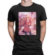 Zero Two T Shirt Darling In The Franxx Strelizia T-Shirt for Men Cotton Clothing Original Tshirt Men Cotton Tees Streetwear 2024 - buy cheap