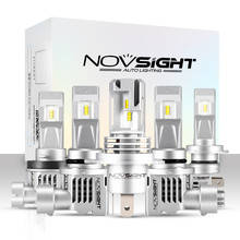 NOVSIGHT 55W 12000LM Car LED Headlight H4 Hi Lo Beam H7 H1 H3 H11 HB3/9005 HB4/9006 Car LED Light Bulbs 6000K White Headlamp Kit 2024 - buy cheap