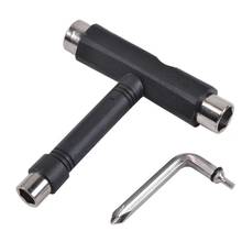 Professional All-in-one Black T Shape Wrench Roller Skate Skateboard Longboard Board Tool Allen Key Multifunction 2024 - buy cheap