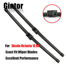 Gintor AUTO Wiper RHD & LHD Front Wiper Blades For Skoda Octavia 1Z A5 2004 - 2013 Windshield Windscreen Front Window 24"+19" 2024 - buy cheap