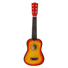 Детская музыкальная мини-гитара 21 дюйм, акустическая гитара, музыкальный инструмент 2024 - купить недорого