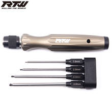 RC Tools Hex Screw Driver Set Titanium Plating Hardened 1.5 2.0 2.5 3.0mm Screwdriver for Drone Helicopter Toys 2024 - buy cheap