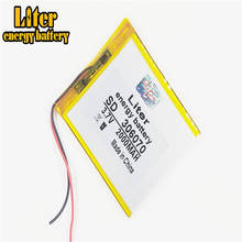 3,7 V 1800mah 306070 литиевая батарея для PDA GPS DVR электронная книга планшетный ПК PowerBank Замена 356070 Lipo аккумуляторная батарея 2024 - купить недорого