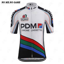 Retro pdm ciclismo jérsei men pro equipe de verão roupas bicicleta estrada roupas maillot mtb secagem rápida camisa 2024 - compre barato