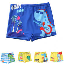 1-6Years Toddler Boys Swimming Trunks Children's Swimwear Kid Boys Swimsuit Dinasour print Boys Swimwear Swim Trunks-SW473 2024 - buy cheap