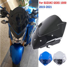 Deflector de parabrisas para motocicleta, parabrisas para Suzuki GSX-S1000, GSXS1000, GSX-S, 1000, 2015, 2016, 2017, 2018, 2019, 2020, 2021, GSXS 1000 2024 - compra barato