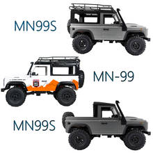 1:12 Scale MN Model RTR Version WPL RC Car 2.4G 4WD MN99S MN99-S RC Rock Crawler D90 Defender Pickup Remote Control Truck Toys 2024 - buy cheap