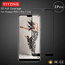 YIYONG 9D Full Cover Glass For Huawei P20 Lite Plus Tempered Glass Screen Protector For Huawei P20 Pro P 20 Lite Nova 3E Glass 2024 - buy cheap