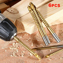 Drill Bit Set 6pcs/bag High Speed Stee Woodworking Tools Wood Punching Slotting Sets Of Hand Tools Multi Function Metal Drills 2024 - buy cheap