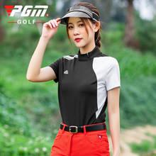 Летняя футболка для гольфа с коротким рукавом, Женская Спортивная одежда для гольфа, рубашка для гольфа для отдыха, дышащие быстросохнущие женские топы, рубашки в стиле пэчворк 2024 - купить недорого