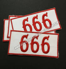 Hells мотоциклы 666 нашивки вышитые железные на байкерские Значки для мотоциклетной куртки военные нашивки наклейки 2024 - купить недорого